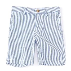 NWOT Polo Ralph Lauren Big Boys Slim Stretch Seersucker Shorts Size 18